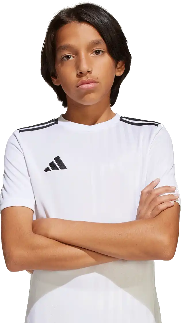 Dětský fotbalový dres Adidas Campeon 25 bílý