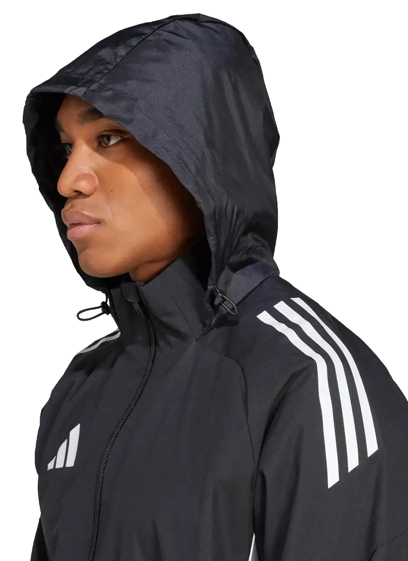 Pánská bunda s podšívkou Adidas Tiro 25 Competiton Allweather černá
