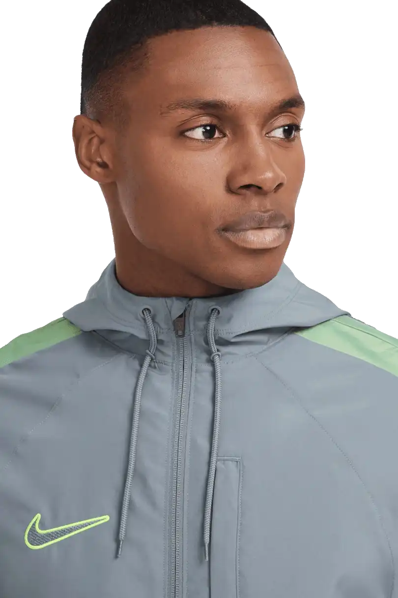 Pánská nepromoková bunda Nike Park Academy Water-Repellent šedá