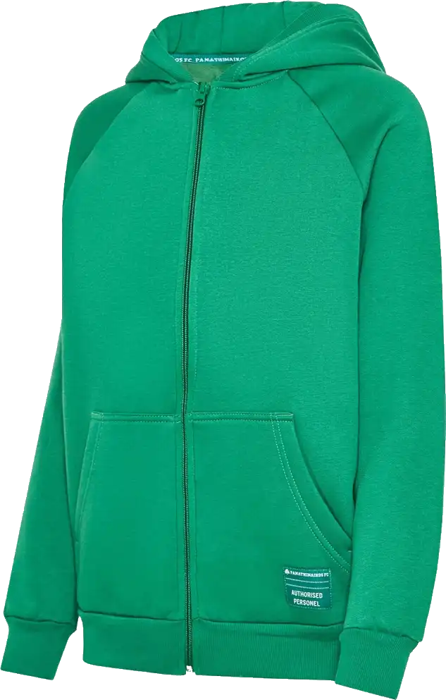 Dětská mikina s kapucí Bodytalk Panathinaikos FC 24/25 zelená