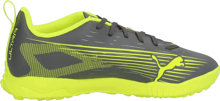 Dětské kopačky turfy Puma Ultra 5 Play TT černo-šedé