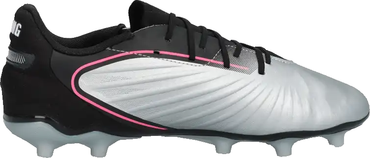 Dětské kopačky lisovky Puma King Match FG/AG černo-šedé