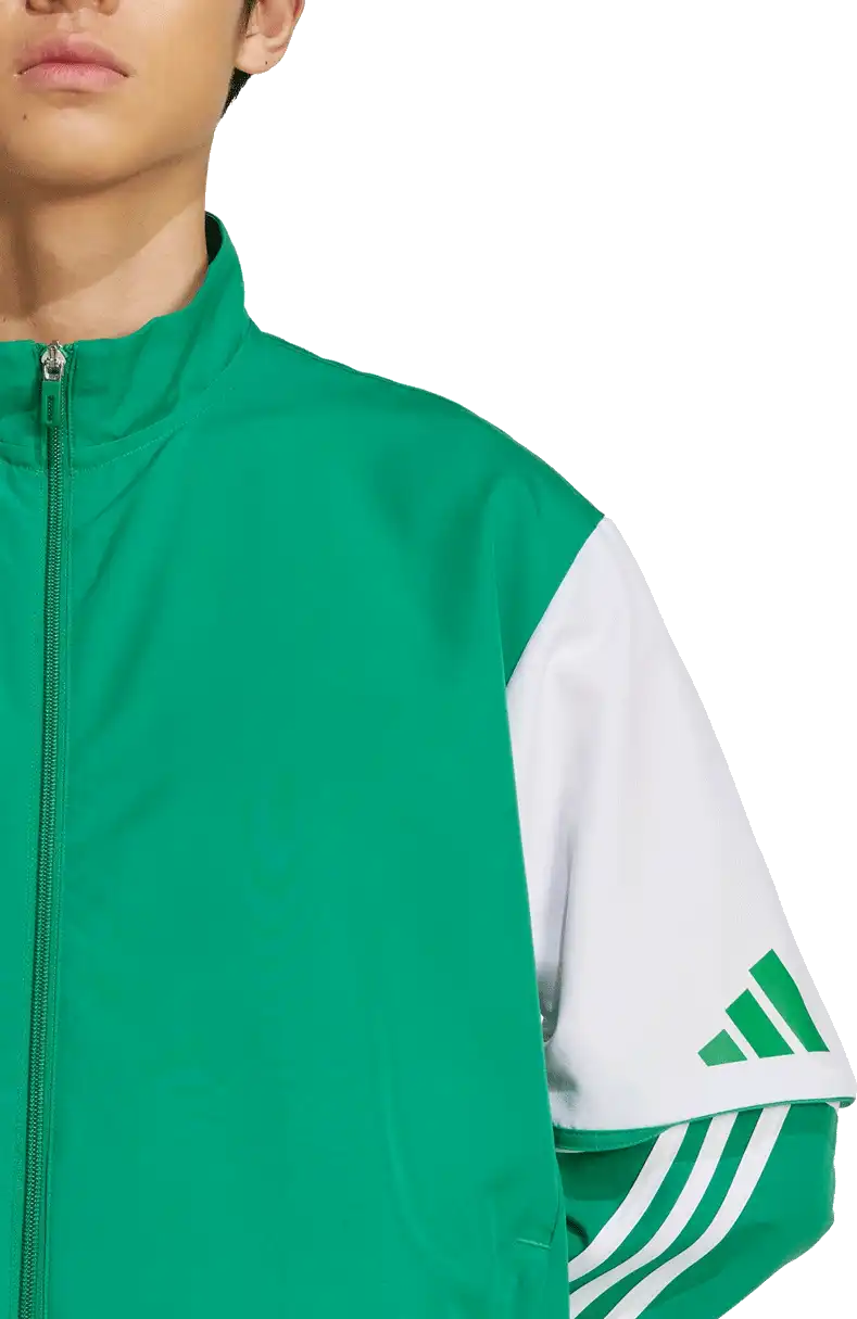 Pánská sportovní bunda Adidas Squadra 25 Presentation zelená