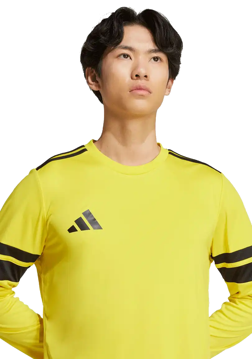 Pánský dres dlouhý rukáv Adidas Squadra 25 žlutý