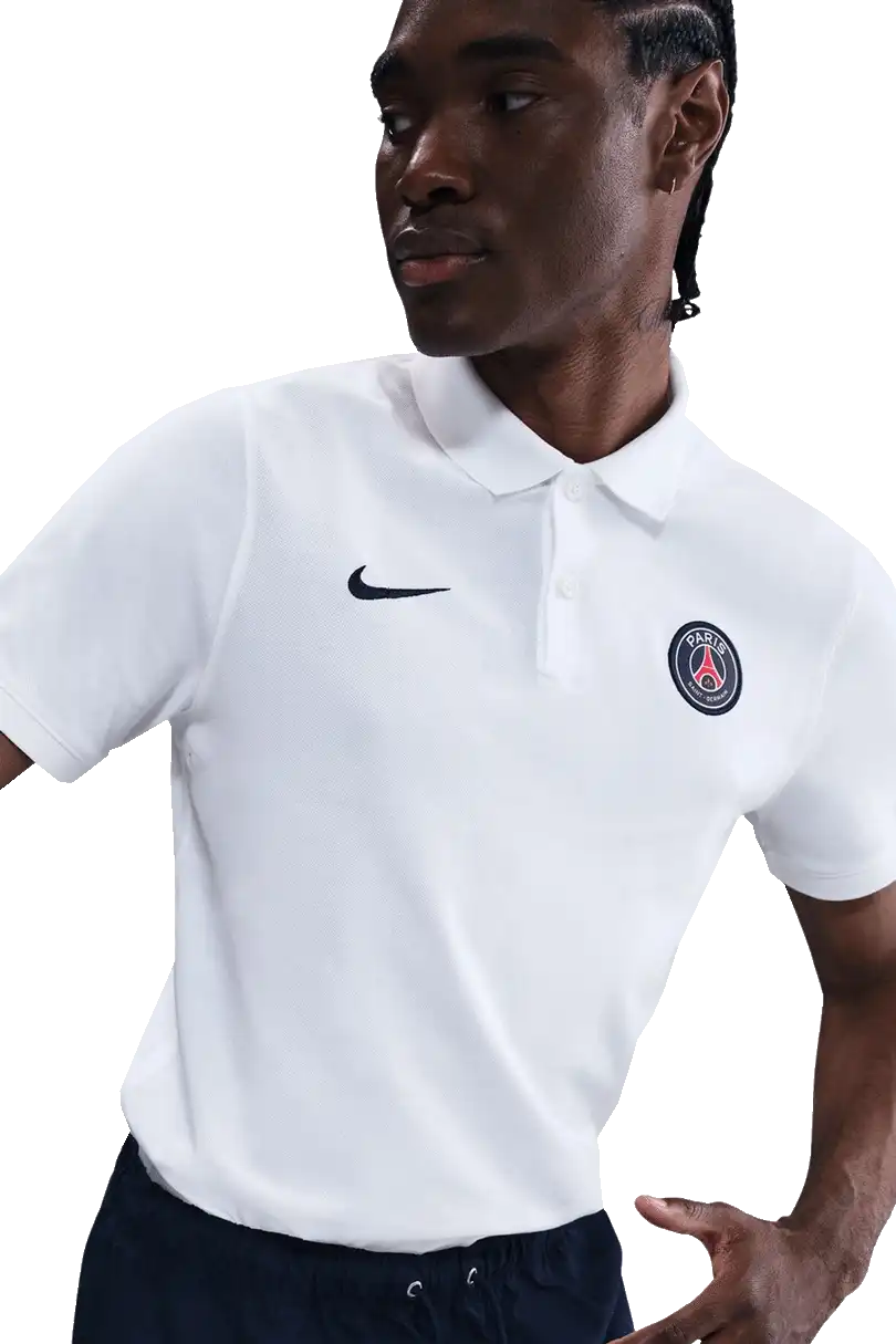 Pánská fotbalová polokošile Nike PSG 24/25 bílá