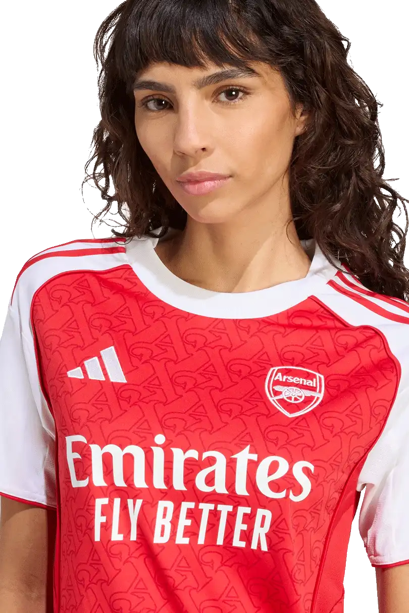 Dámský domácí fotbalový dres Adidas Arsenal FC 25/26 červený