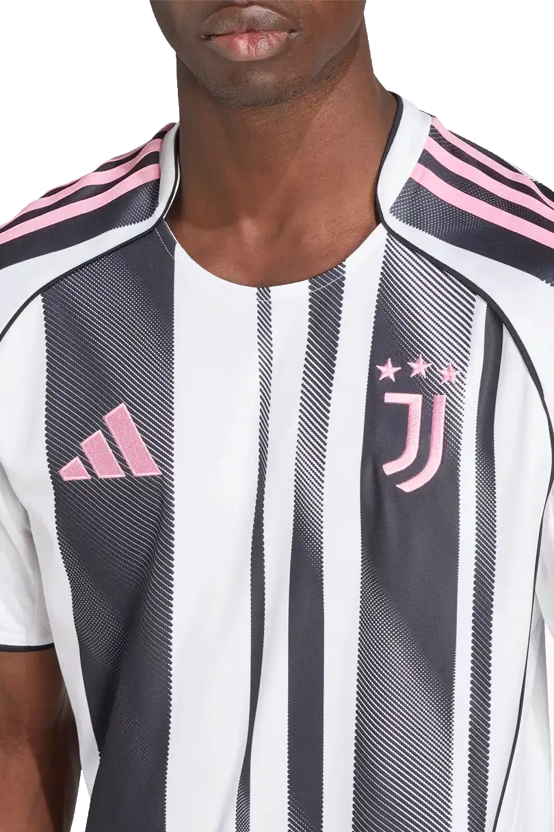 Pánský domácí fotbalový dres Adidas Juventus FC 25/26 bílo-černý