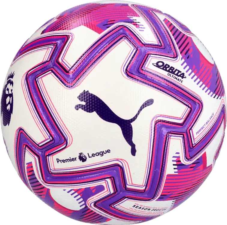 Oficiální míč Puma Orbita Ultimate Premier League 25/25 velikost 5 bílý