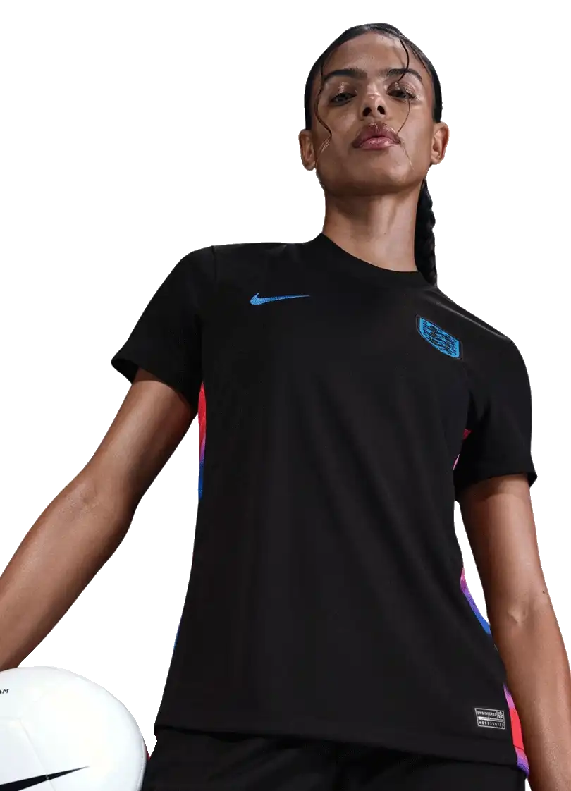 Dámský venkovní fotbalový dres Nike Anglie 25/26 černý