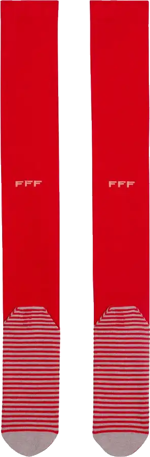 Unisex domácí fotbalové štulpny Nike Francie 25/26 červené
