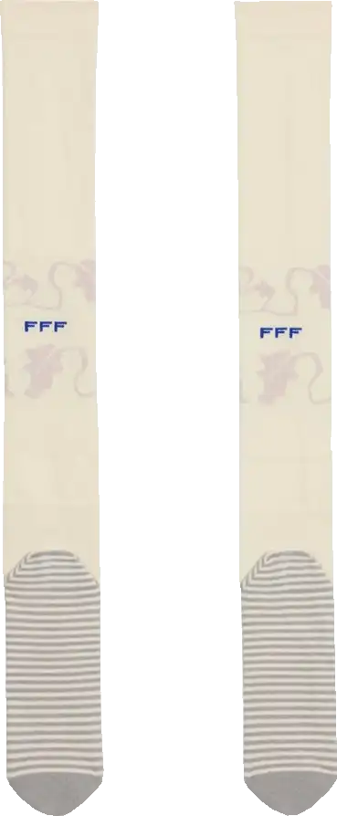 Unisex venkovní fotbalové štulpny Nike Francie 25/26 béžové