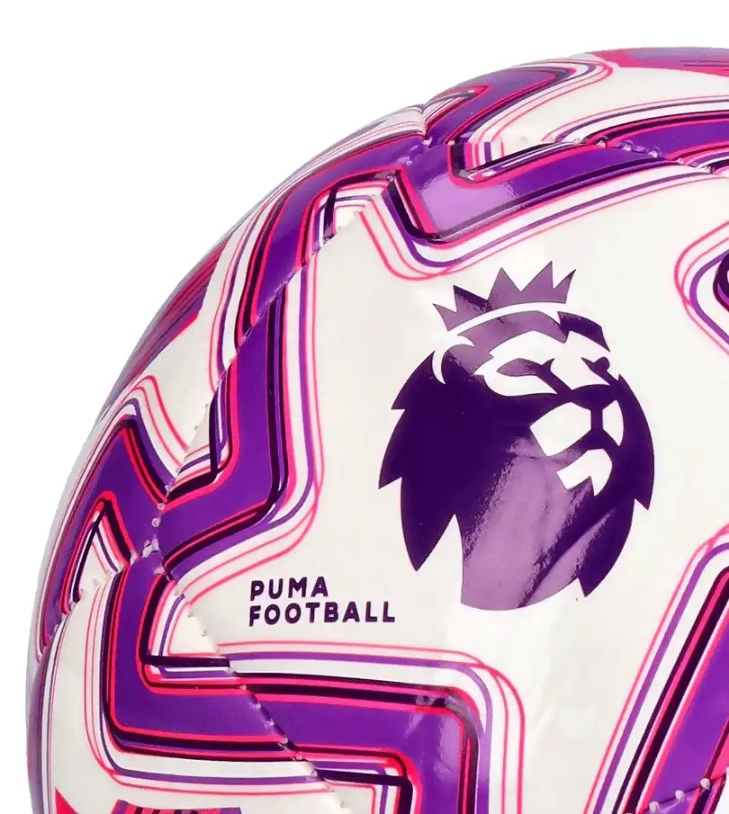 Fotbalový míč Puma Orbita Premier League 25/26 velikost 1 Mini bílý