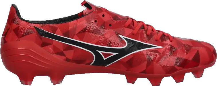 Pánské kopačky lisovky Mizuno Alpha II 40th Elite FG červené