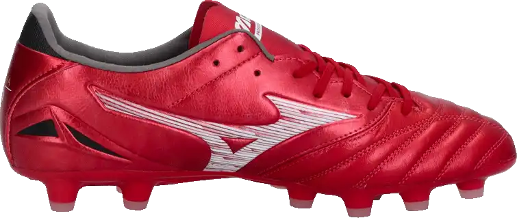 Pánské kopačky lisovky Mizuno Morelia IV 40th Pro FG červené