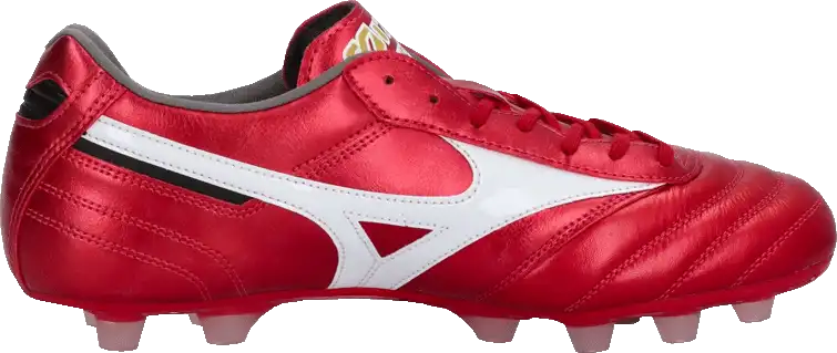 Pánské kopačky lisovky Mizuno Morelia II 40th Pro FG červené2