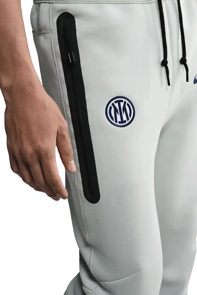 Pánské flísové kalhoty Nike Inter Milán 25/26 Tech Fleece šedé