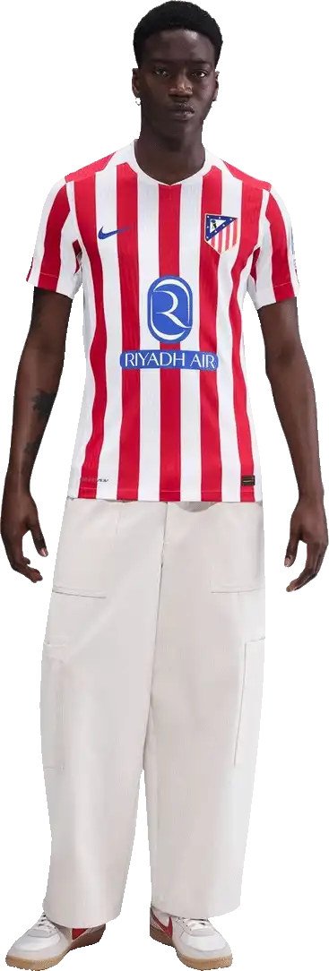 Pánský domácí zápasový dres Nike Atletico Madrid 25/26 bílo-červený