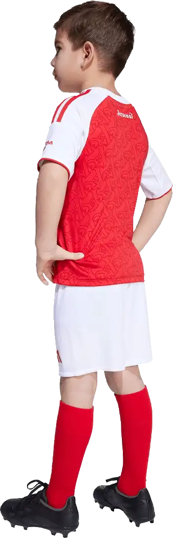 Dětská domácí souprava Adidas Arsenal FC 25/26 malé děti bílo-červená
