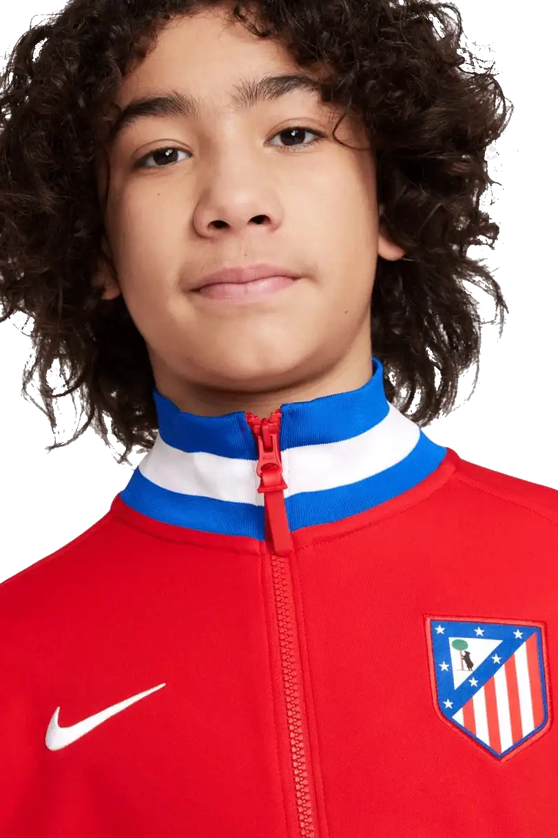 Dětská fotbalová bunda Nike Atletico Madrid 25/26 Academy Pro červená