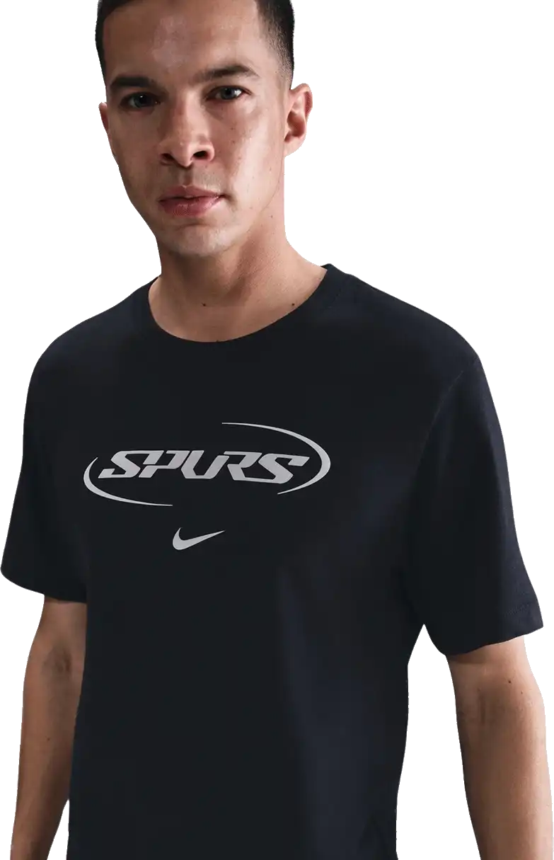 Pánské tričko Nike Tottenham Hotspur 25/26 Wordmark černé