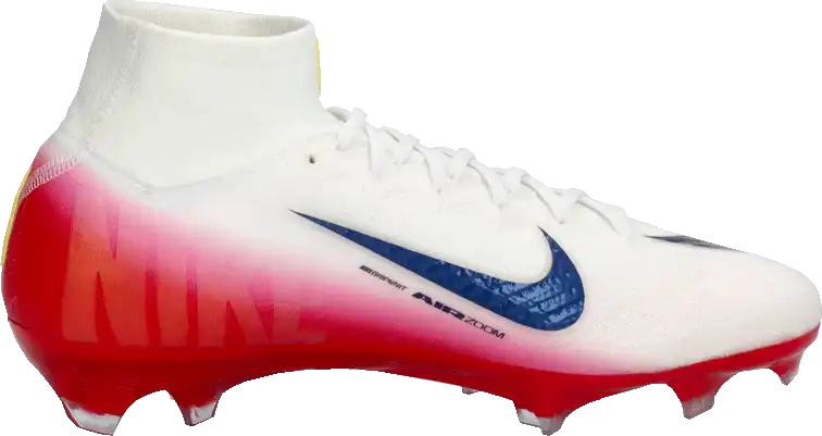 Pánské lisovky Nike Zoom Mercurial Superfly 10 Elite FG bílo-červené