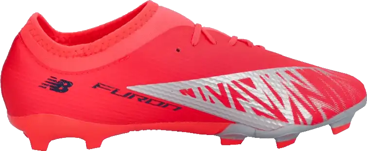 Dětské kopačky lisovky New Balance Furon Team V8 FG červené