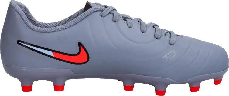 Dětské kopačky lisovky Nike Tiempo Legend 10 Club FG/MG tmavě šedé