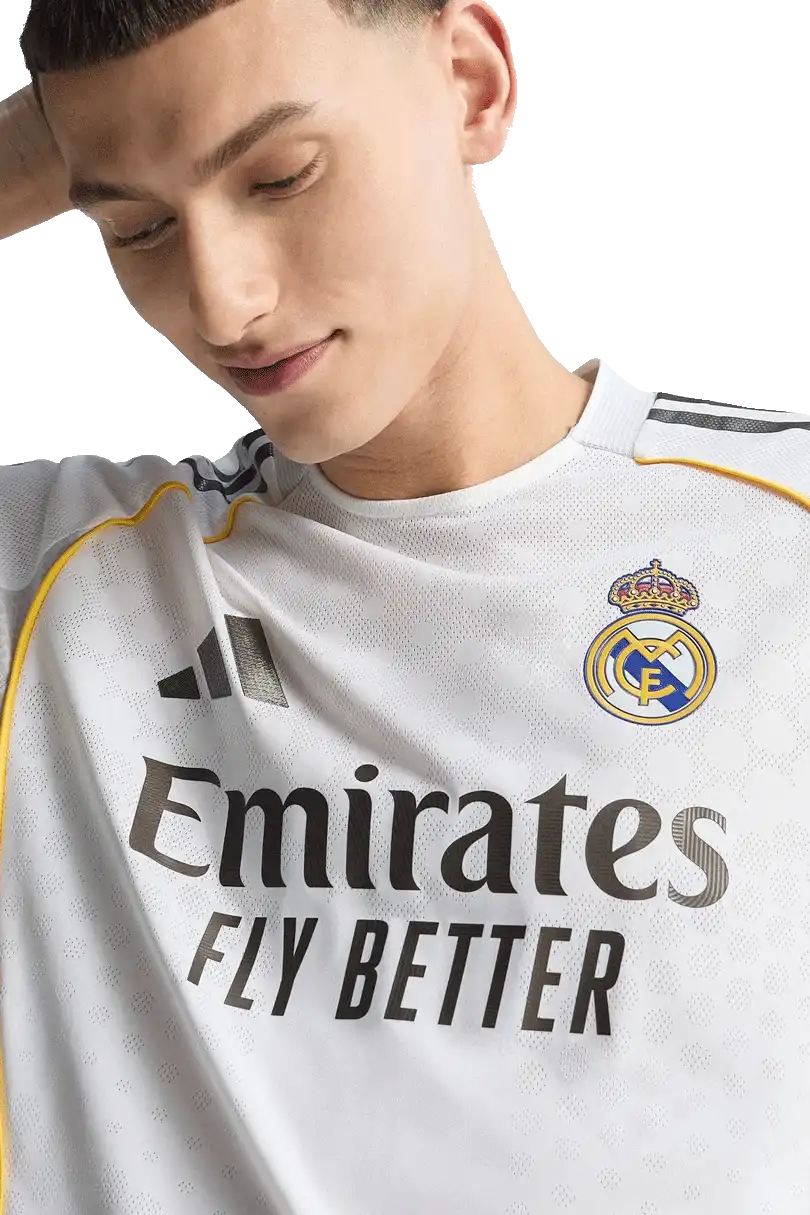 Pánský domácí zápasový dres Adidas Real Madrid 25/26 bílý