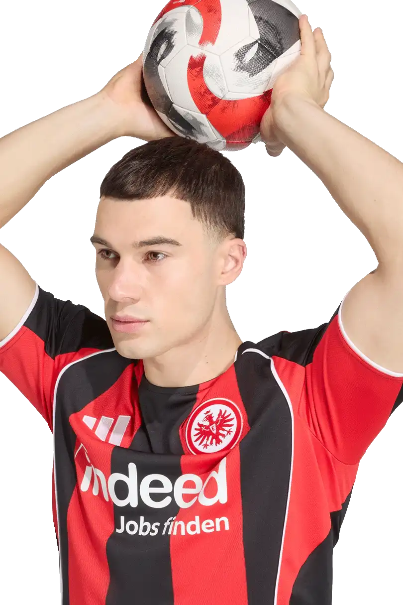 Pánský domácí dres Adidas Eintracht Frankfurt 25/26 černo-červený