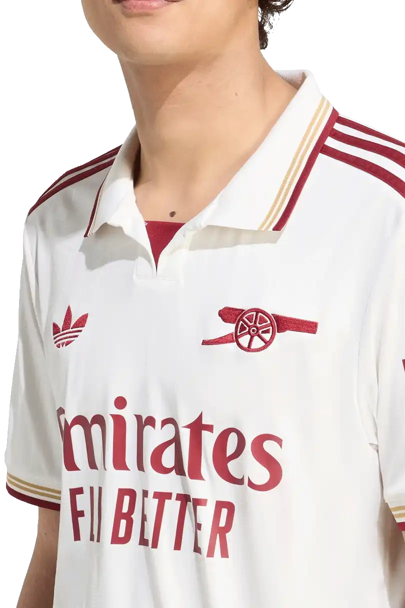 Pánský třetí fotbalový dres Adidas Arsenal FC 25/26 bílý