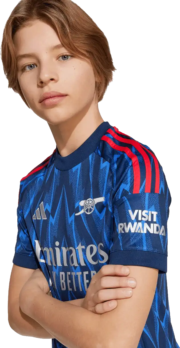 Dětský venkovní fotbalový dres Adidas Arsenal FC 25/26 modrý