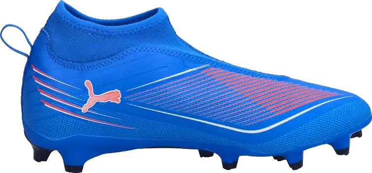 Dětské lisovky Puma Ultra 6 Match+ LL FG/AG BTK modré