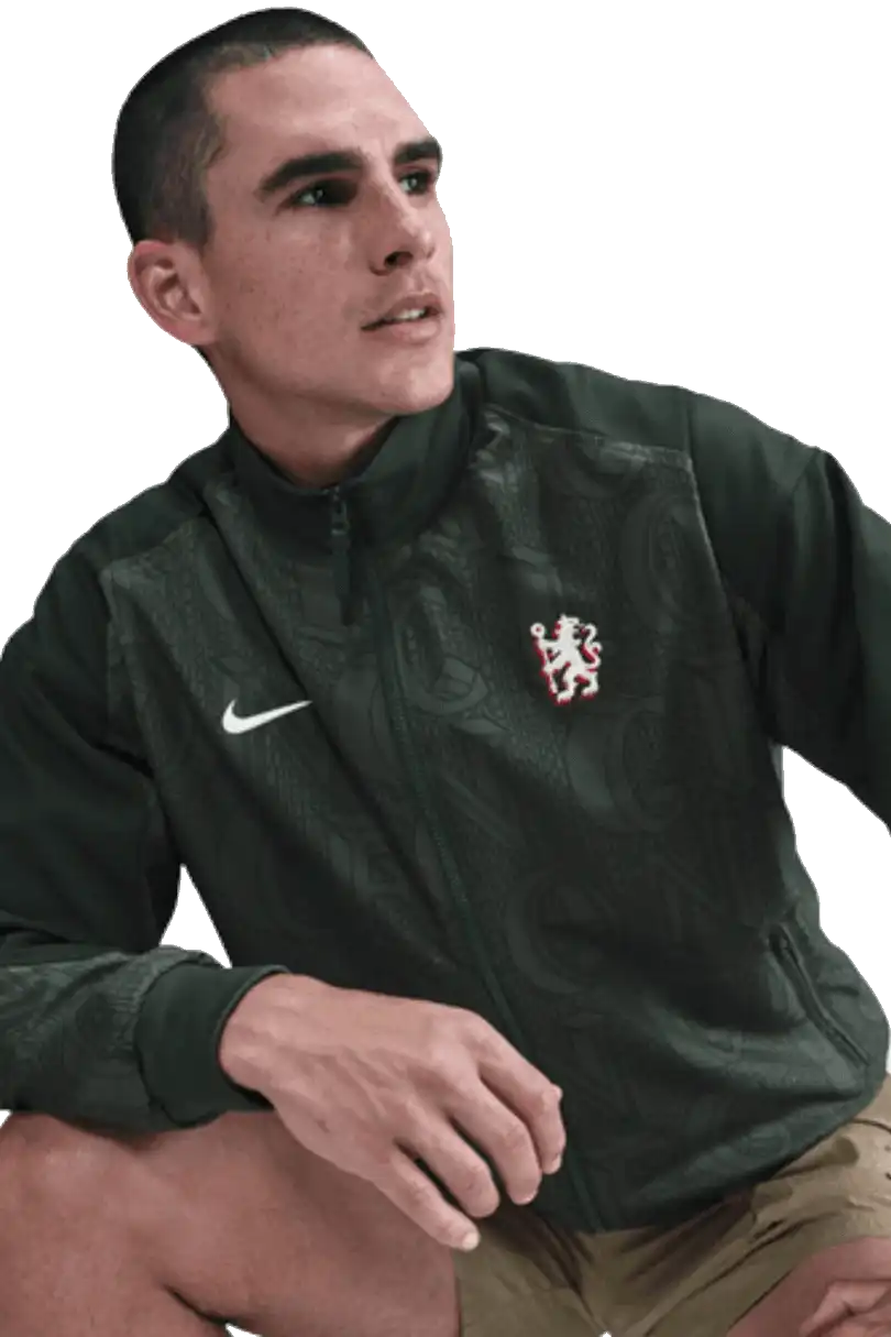 Pánská bunda Nike Chelsea FC 25/26 Strike Anthem zelená
