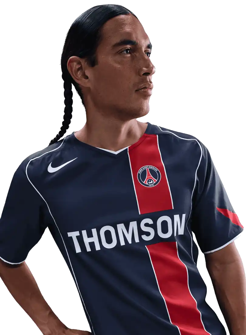 Pánský domácí retro dres Nike PSG 2004 Total 90 Reissue modrý