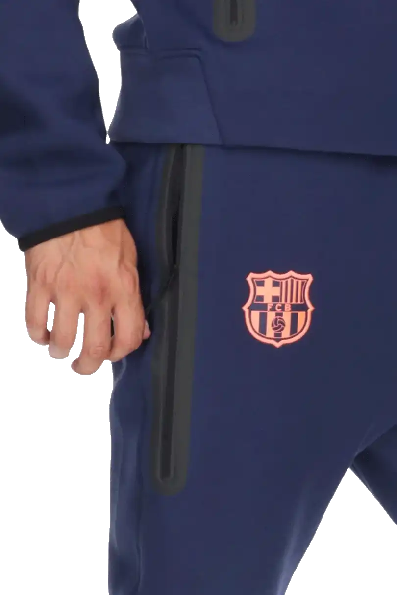 Pánské flísové kalhoty Nike FC Barcelona 25/26 Tech Fleece modré2