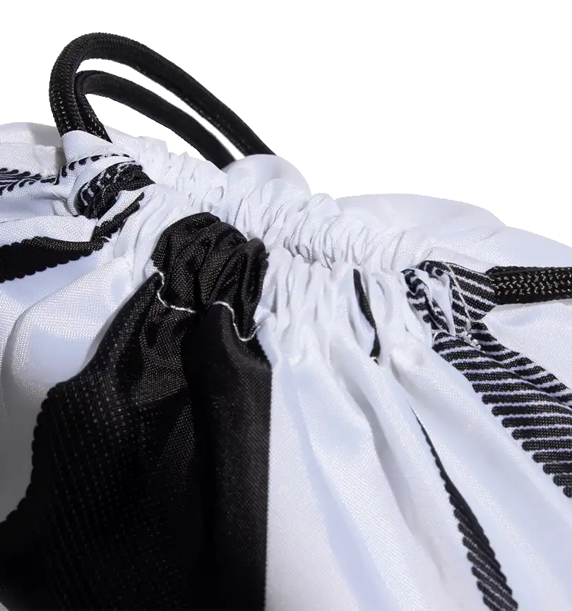 Unisex sportovní vak Adidas Juventus FC 25/26 bílo-černý 16 litrů