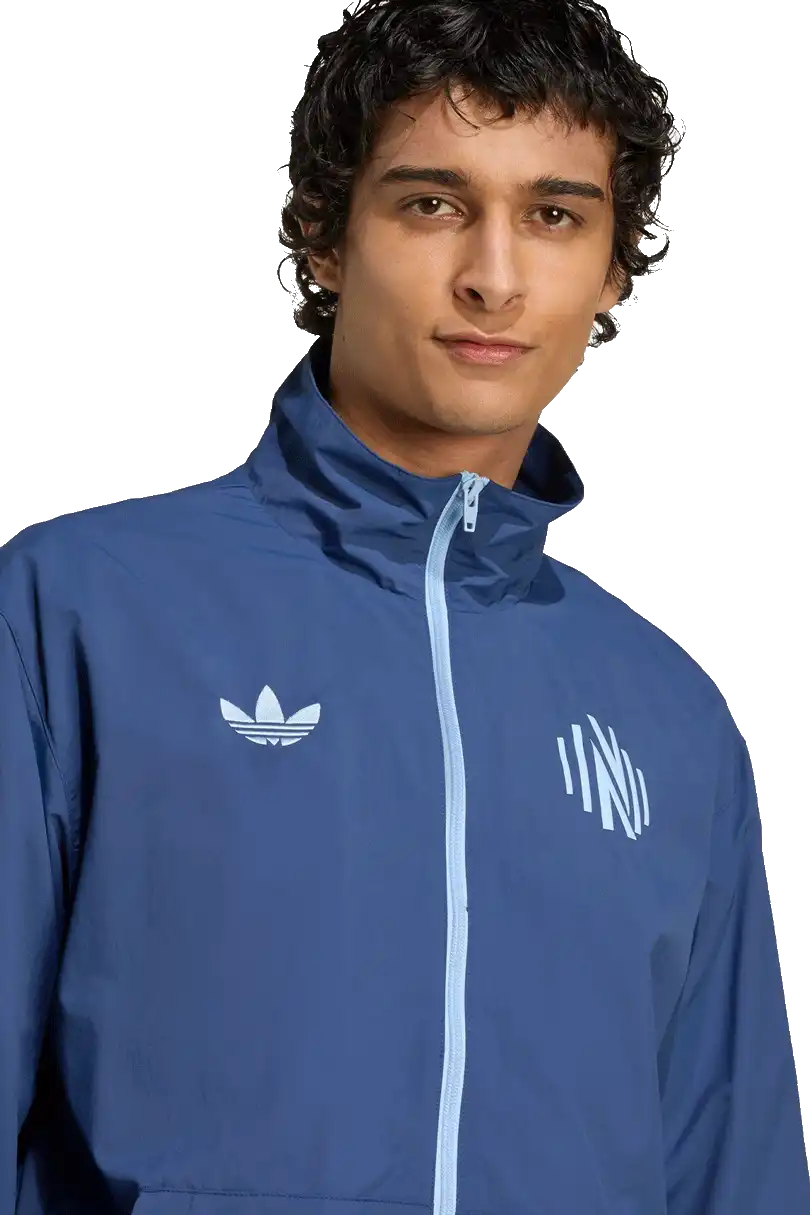Pánská bunda Adidas Nashville SC 25/26 Anthem Full-Zip modrá