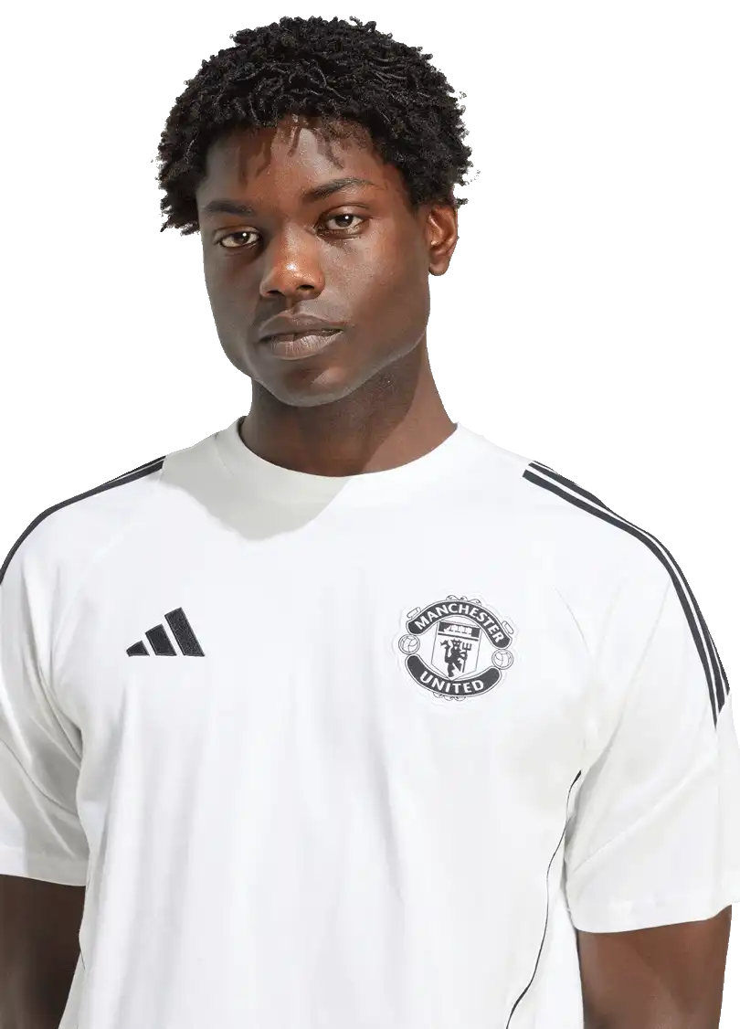 Pánské tričko Adidas Manchester United 25/26 Tee bílé