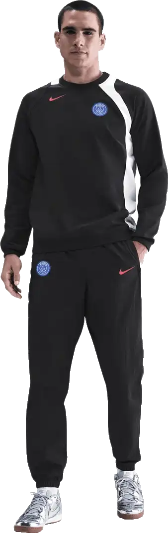 Pánská mikina s dlouhým rukávem Nike PSG 25/26 Total 90 Crew Top Černá