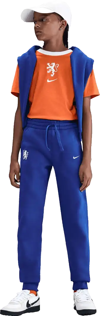 Dětské flísové kalhoty Nike Chelsea FC 25/26 Jogger modré