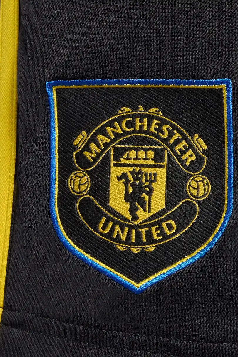 Dětské třetí šortky Adidas Manchester United 25/26 černé