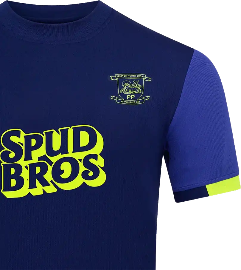 Pánský venkovní fotbalový dres Castore Preston North End 25/26 modrý
