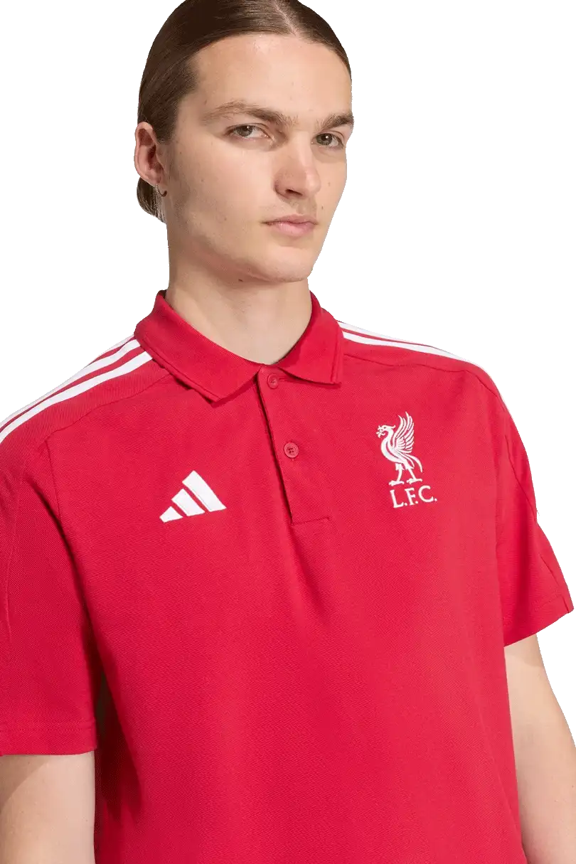 Pánská polokošile Adidas Liverpool FC 25/26 DNA Polo červená