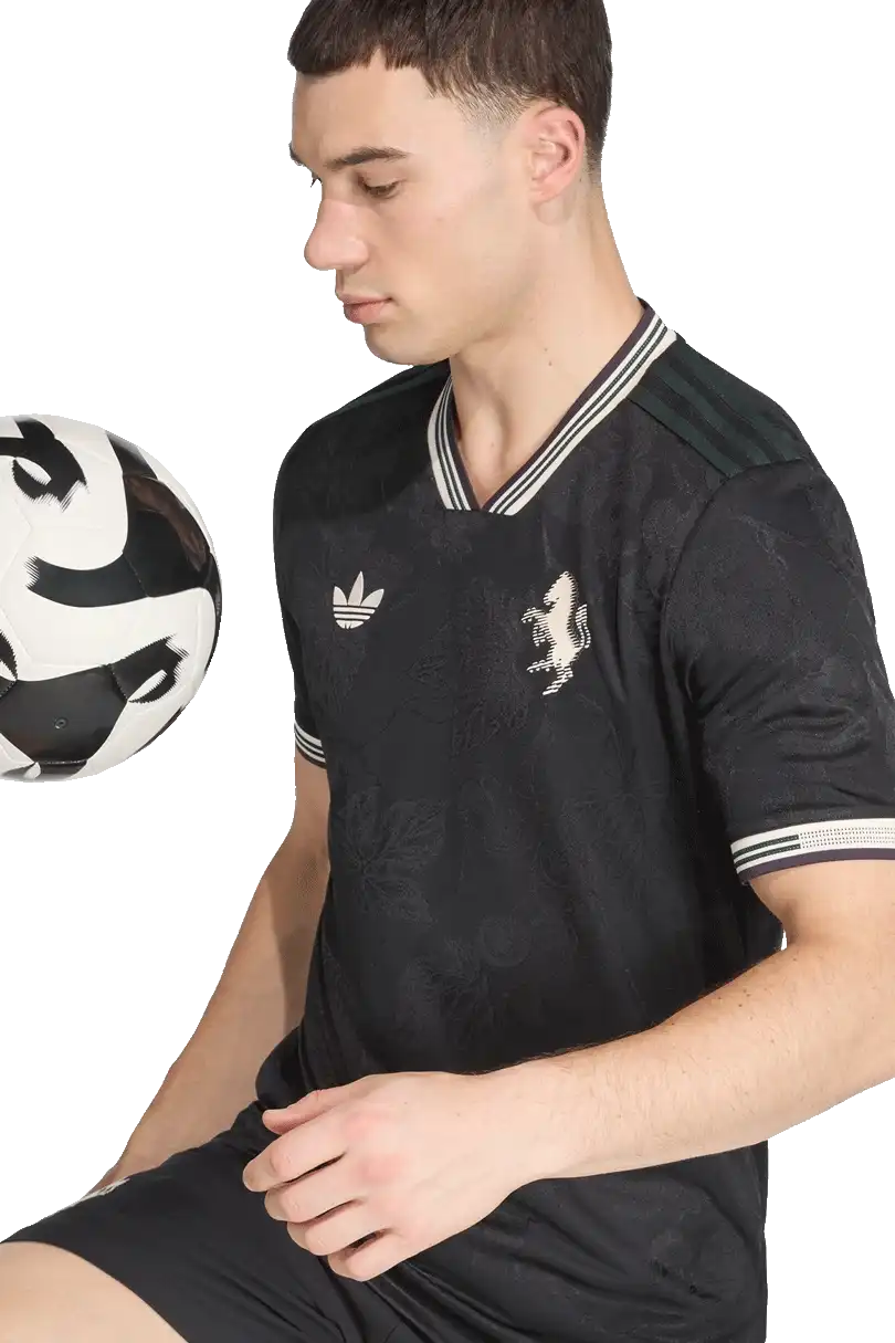 Pánský třetí zápasový fotbalový dres Adidas Juventus FC 25/26 černý