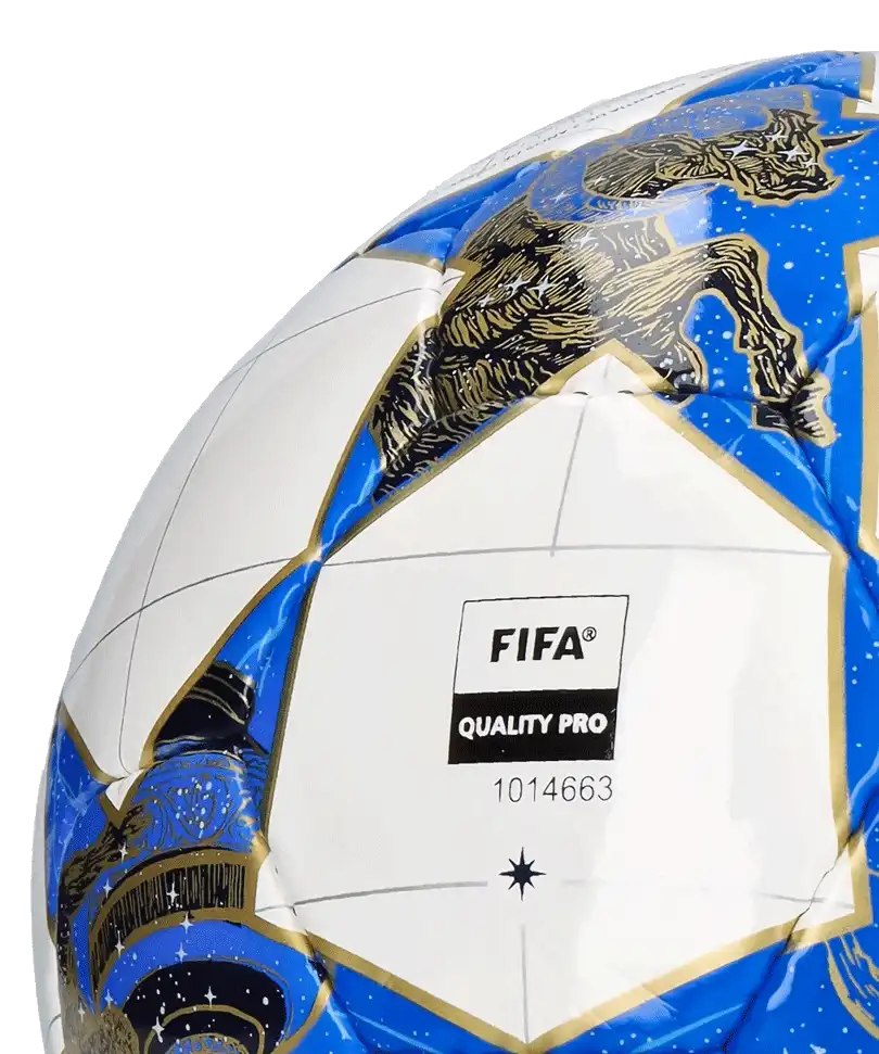 Futsalový míč Adidas UCL Pro 25/26 Sala velikost 4 bílo-modrý