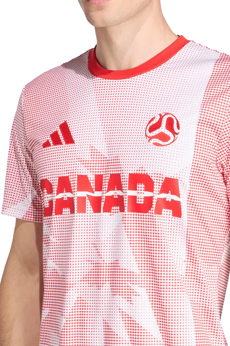 Pánský domácí fobalový dres Adidas Kanada 2026 červený