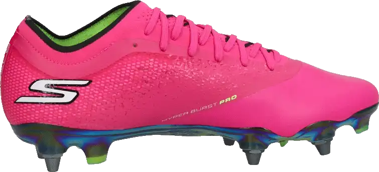 Pánské kopačky kolíky Skechers Razor 1.5 Elite SG růžové