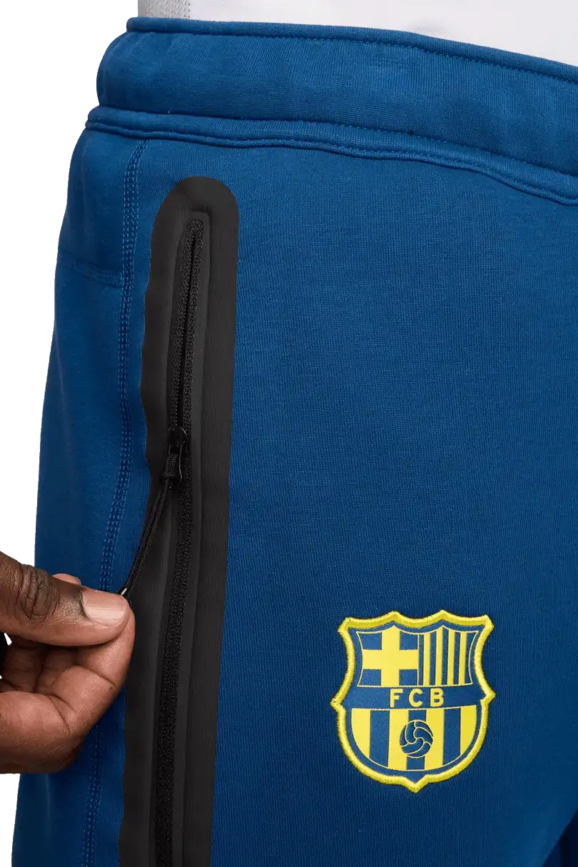 Pánské flísové kalhoty Nike FC Barcelona 25/26 Tech Fleece modré3