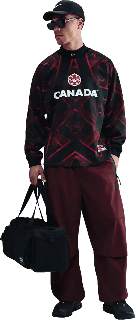 Pánský brankářský dres s dlouhým rukávem Nike Kanada 2026 vícebarevný