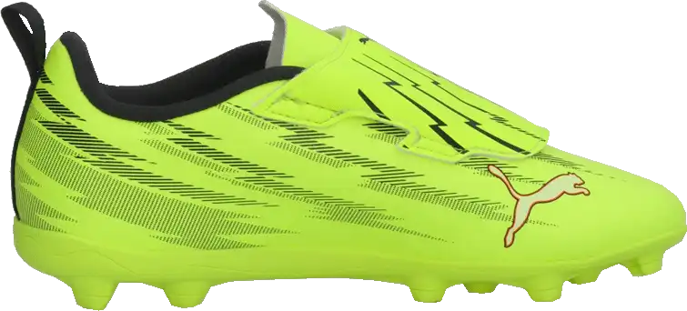 Dětské kopačky lisovky Puma Ultra 6 Play FG/AG SZ limetka